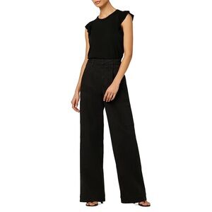 Joe's Jeans - Petra High-Rise Wide-Leg Cargo Pants - Black